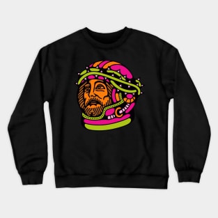 Jesus space Crewneck Sweatshirt